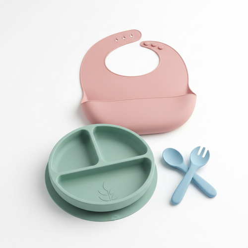 Baby Led Weaning Suction Plate Set