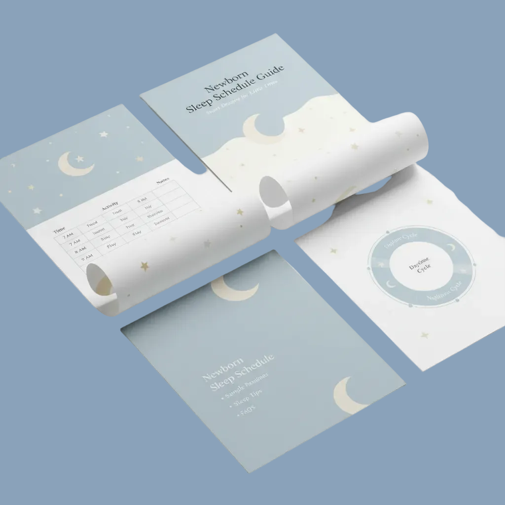 Newborn Sleep Schedule Guide (Printable PDF)
